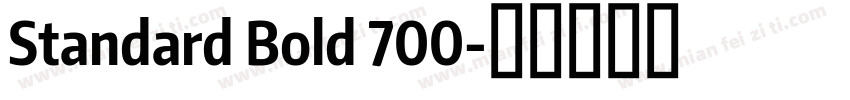 Standard Bold 700字体转换